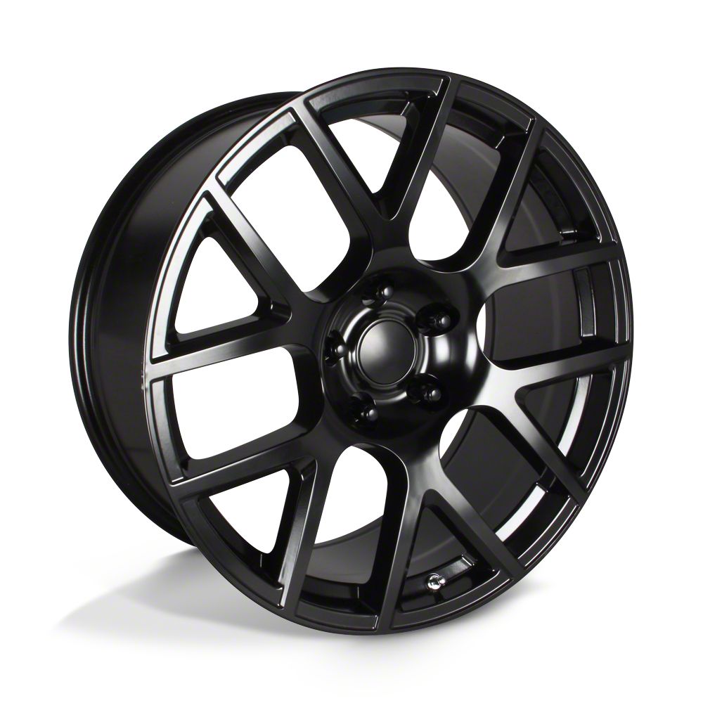 Performance Replicas PR163 Satin Black Wheel; 20x9; 20mm Offset (11-23 RWD Charger, Excluding Widebody)
