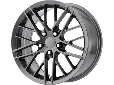 PR121 Gunmetal Wheel; 18x8.5; 56mm Offset (97-04 Corvette C5)