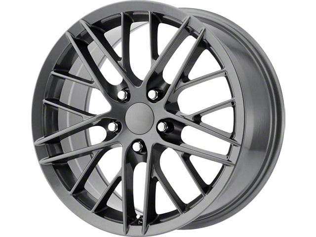 Performance Replicas PR121 Gunmetal Wheel; 18x8.5 (97-04 Corvette C5)