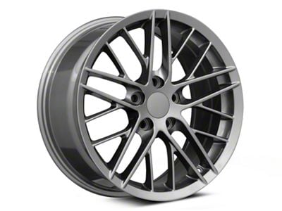 Performance Replicas PR121 Hyper Silver Dark Wheel; 18x8.5 (97-04 Corvette C5)