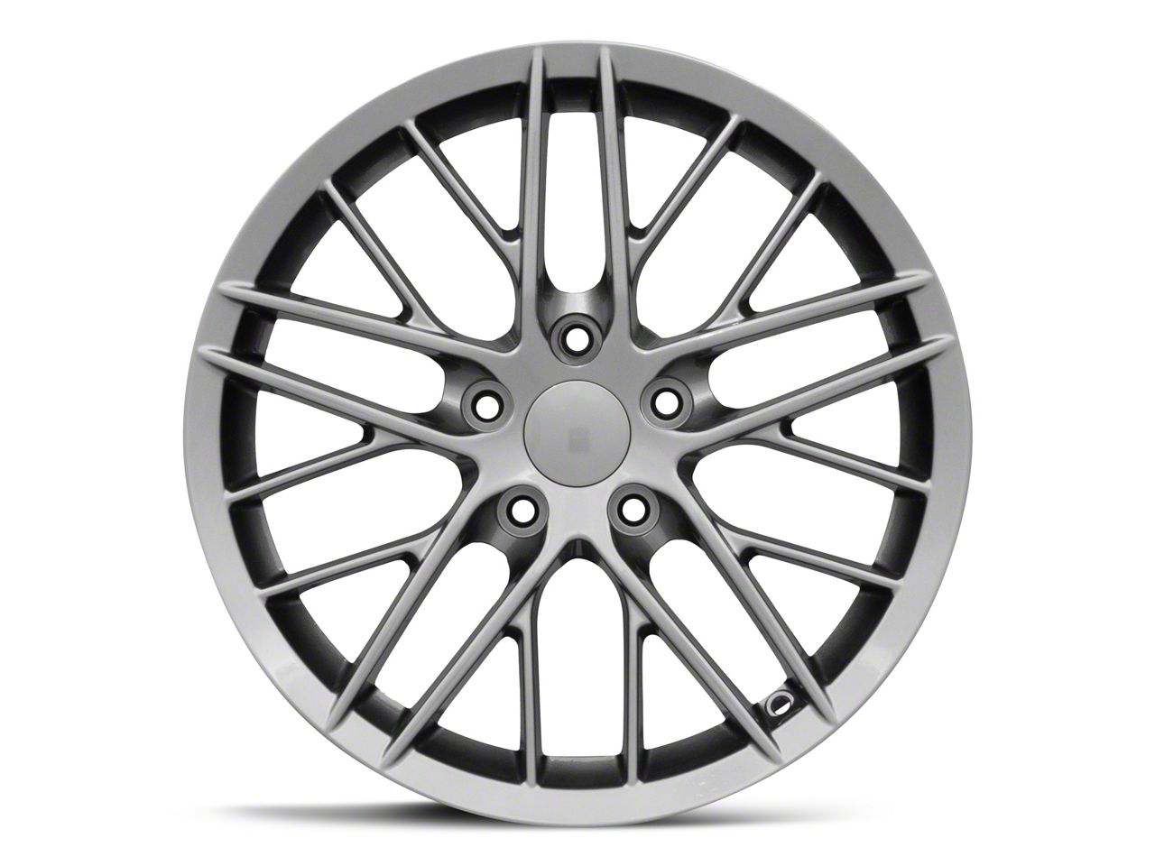 アクセサリー C5 Corvette PR121 Hyper Silver Dark Wheel; 18x9.5; 56mm Offset (97-04