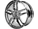 Performance Replicas PR160 Chrome Wheel; 18x9.5 (97-04 Corvette C5)