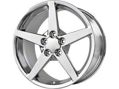 PR114 Chrome Wheel; Rear Only; 19x10; 79mm Offset (05-13 Corvette C6)