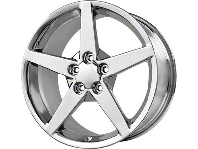 Performance Replicas PR114 Chrome Wheel; Rear Only; 19x10 (05-13 Corvette C6)