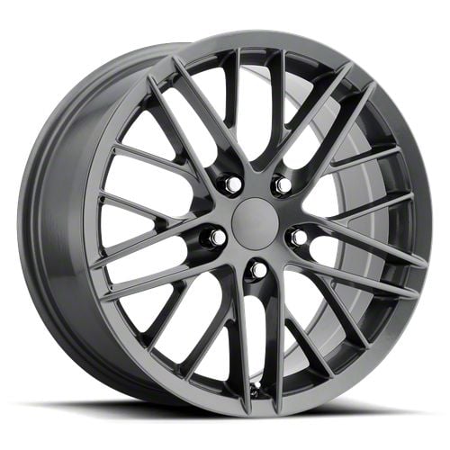 Corvette PR121 Hyper Silver Dark Wheel; 18x9.5; 40mm Offset