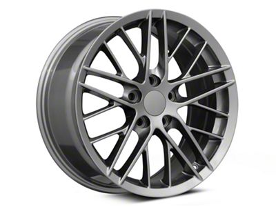 Performance Replicas PR121 Hyper Silver Dark Wheel; 18x8.5 (05-13 Corvette C6, Excluding Z06 & ZR1)