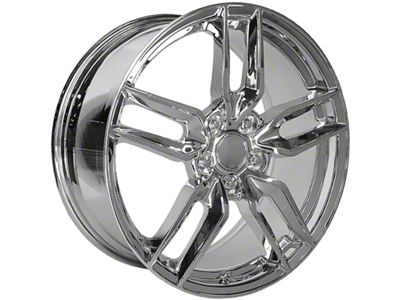 PR160 Chrome Wheel; 19x8.5; 56mm Offset (14-19 Corvette C7 Stingray)