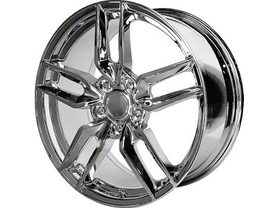 Performance Replicas PR160 Chrome Wheel; Rear Only; 20x10 (05-13 Corvette C6)