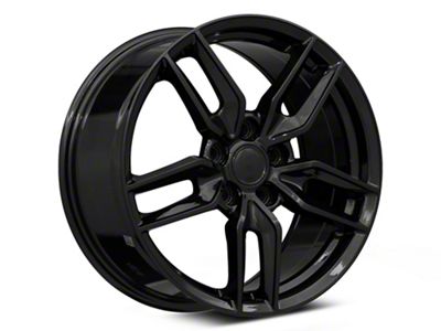 PR160 Gloss Black Wheel; 17x8.5; 54mm Offset (97-04 Corvette C5)