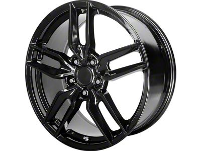 Performance Replicas PR160 Gloss Black Wheel; Rear Only; 20x10 (05-13 Corvette C6)