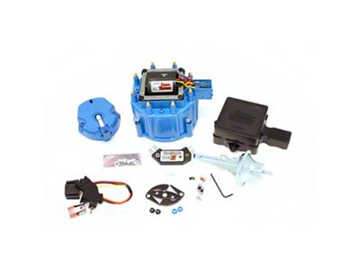 PerTronix Flame-Thrower Distributor HEI III Tune Up Kit with Digital Rev Limiter; Blue (93-97 Camaro Z/28)