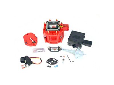 PerTronix Flame-Thrower Distributor HEI III Tune Up Kit with Digital Rev Limiter; Red (93-97 Camaro Z/28)