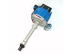 PerTronix Flame-Thrower Electronic Distributor with Vacuum Advance; Male Terminals; Blue (93-97 5.7L Camaro)