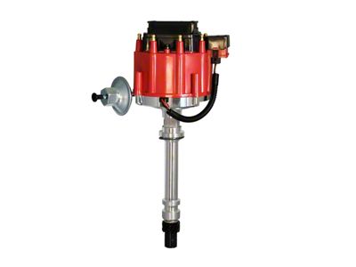 PerTronix Flame-Thrower HEI Distributor; Male Terminals; Red (93-97 Camaro Z/28)