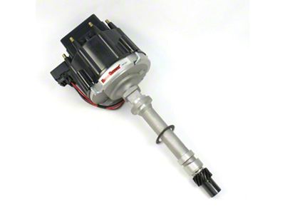 PerTronix Flame-Thrower HEI Race Distributor with Digital Rev Limiter; Male Terminals; Black (93-97 Camaro Z/28)