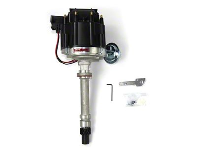 PerTronix Flame-Thrower HEI Race Distributor; Male Terminals; Black; IMCA Approved (93-97 Camaro Z/28)