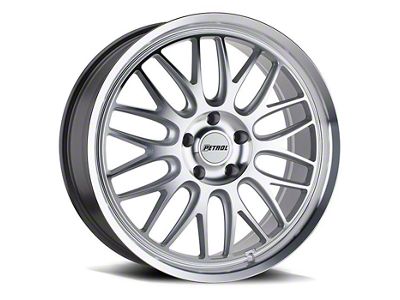 Petrol P4C Silver Machined Wheel; 20x8.5 (06-10 RWD Charger)