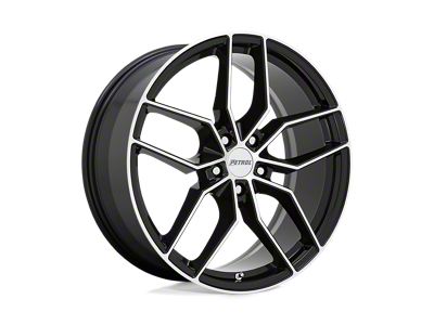 Petrol P5C Gloss Black with Machined Face Wheel; 17x8; 40mm Offset (06-10 Charger, Excluding SRT8)