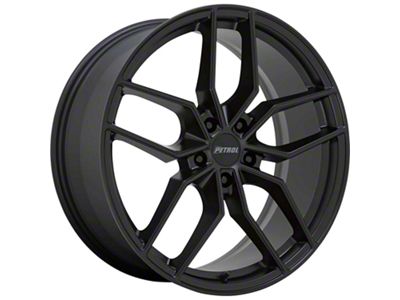 Petrol P5C Matte Black Wheel; 19x8; 40mm Offset (06-10 RWD Charger)