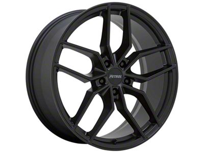 Petrol P5C Matte Black Wheel; 19x8 (06-10 RWD Charger)