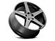 Petrol P2C Semi Gloss Black Wheel; 18x8 (11-23 AWD Charger)