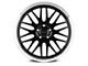 Petrol P4C Gloss Black Machined Wheel; 18x8 (11-23 AWD Charger)
