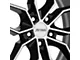 Petrol P5C Gloss Black Machined Wheel; 18x8 (11-23 AWD Charger)