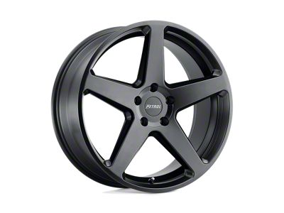 Petrol P2C Semi Gloss Black Wheel; 17x8; 40mm Offset (15-23 Mustang GT w/o Performance Pack, , V6)