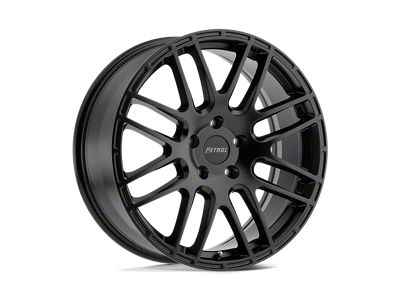 Petrol P6A Matte Black Wheel; 19x8; 40mm Offset (99-04 Mustang GT, V6)