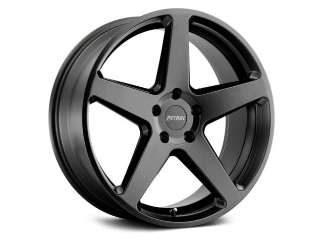 Petrol P2C Semi Gloss Black Wheel; 18x8 (17-23 AWD Challenger)