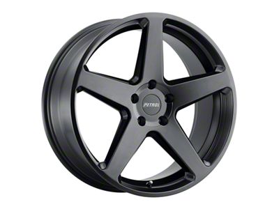 Petrol P2C Semi Gloss Black Wheel; 19x8; 40mm Offset (08-23 RWD Challenger, Excluding Widebody)