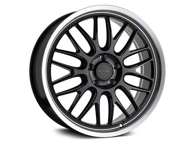 Petrol P4C Gloss Black Machined Wheel; 18x8 (17-23 AWD Challenger)