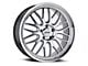 Petrol P4C Silver Machined Wheel; 20x8.5 (08-23 RWD Challenger, Excluding Widebody)