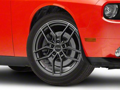 Petrol P5C Gloss Gunmetal Wheel; 20x8.5; 40mm Offset (08-23 RWD Challenger, Excluding Widebody)