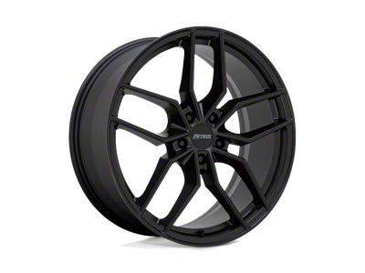 Petrol P5C Matte Black Wheel; 20x8.5; 40mm Offset (08-23 RWD Challenger, Excluding Widebody)