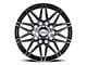 Petrol P3C Gloss Black Machined Wheel; 20x8.5 (11-23 RWD Charger, Excluding Widebody)