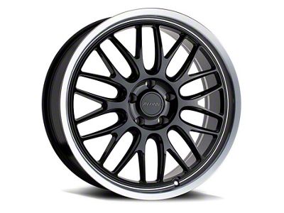 Petrol P4C Gloss Black Machined Wheel; 19x8 (11-23 RWD Charger, Excluding Widebody)