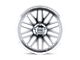 Petrol P4C Silver Machined Face Wheel; 18x8 (11-23 AWD Charger)