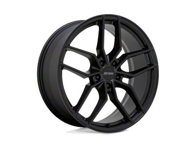 Petrol P5C Matte Black Wheel; 20x8.5 (11-23 RWD Charger, Excluding Widebody)