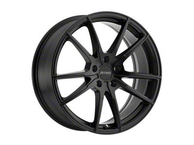 Petrol P0A Matte Black Wheel; 18x8 (21-24 Mustang Mach-E, Excluding GT)