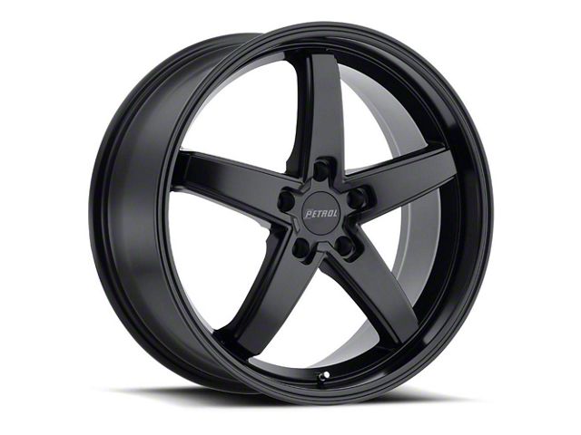 Petrol P1B Matte Black Wheel; 20x8.5 (21-24 Mustang Mach-E)