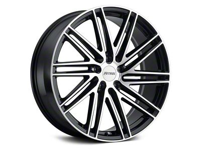 Petrol P1C Gloss Black Machined Wheel; 18x8; 40mm Offset (21-25 Mustang Mach-E, Excluding GT)