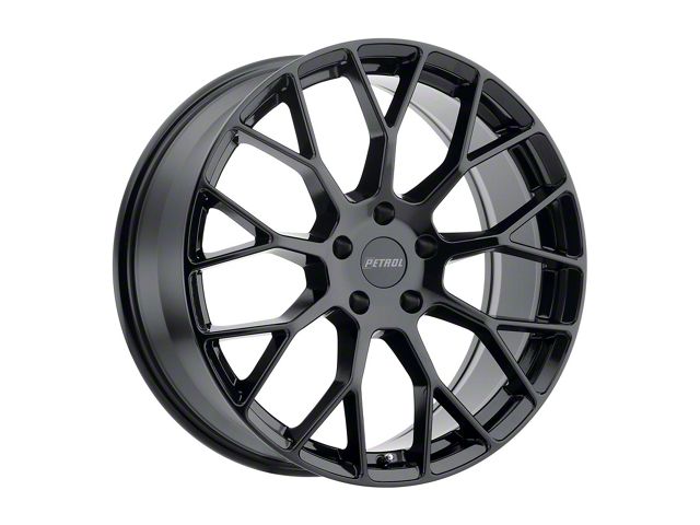 Petrol P2B Gloss Black Wheel; 20x8.5 (21-24 Mustang Mach-E)