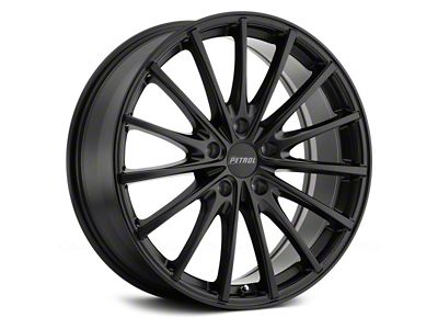 Petrol P3A Matte Black Wheel; 18x8; 40mm Offset (21-25 Mustang Mach-E, Excluding GT)
