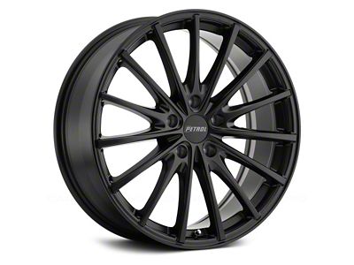 Petrol P3A Matte Black Wheel; 18x8 (21-24 Mustang Mach-E, Excluding GT)