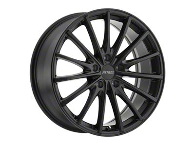Petrol P3A Matte Black Wheel; 19x8; 40mm Offset (21-25 Mustang Mach-E)