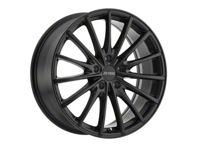 Petrol P3A Matte Black Wheel; 19x8 (21-24 Mustang Mach-E)