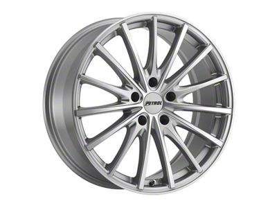 Petrol P3A Silver Machined Wheel; 19x8 (21-24 Mustang Mach-E)