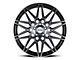 Petrol P3C Gloss Black Machined Wheel; 20x8.5 (21-24 Mustang Mach-E)