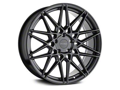 Petrol P3C Semi Gloss Black Wheel; 18x8; 40mm Offset (21-25 Mustang Mach-E, Excluding GT)
